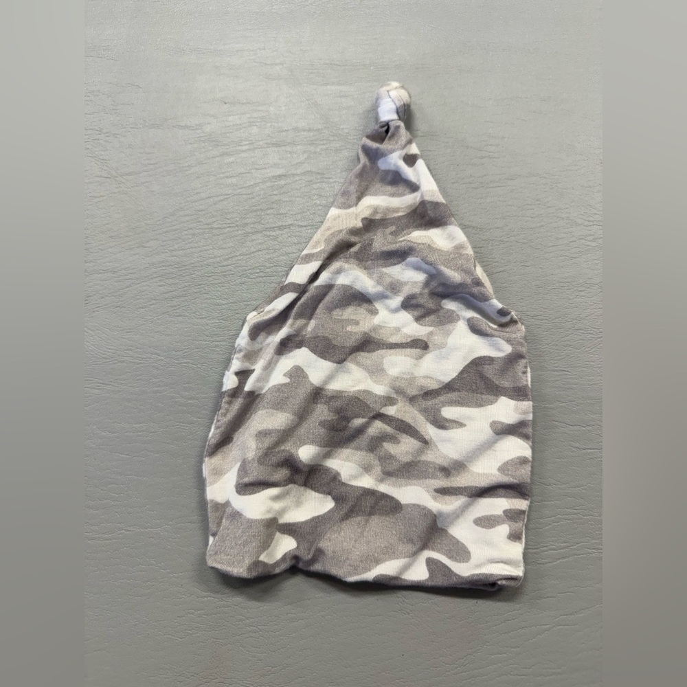 Gray Camouflage Kids Beanie‎